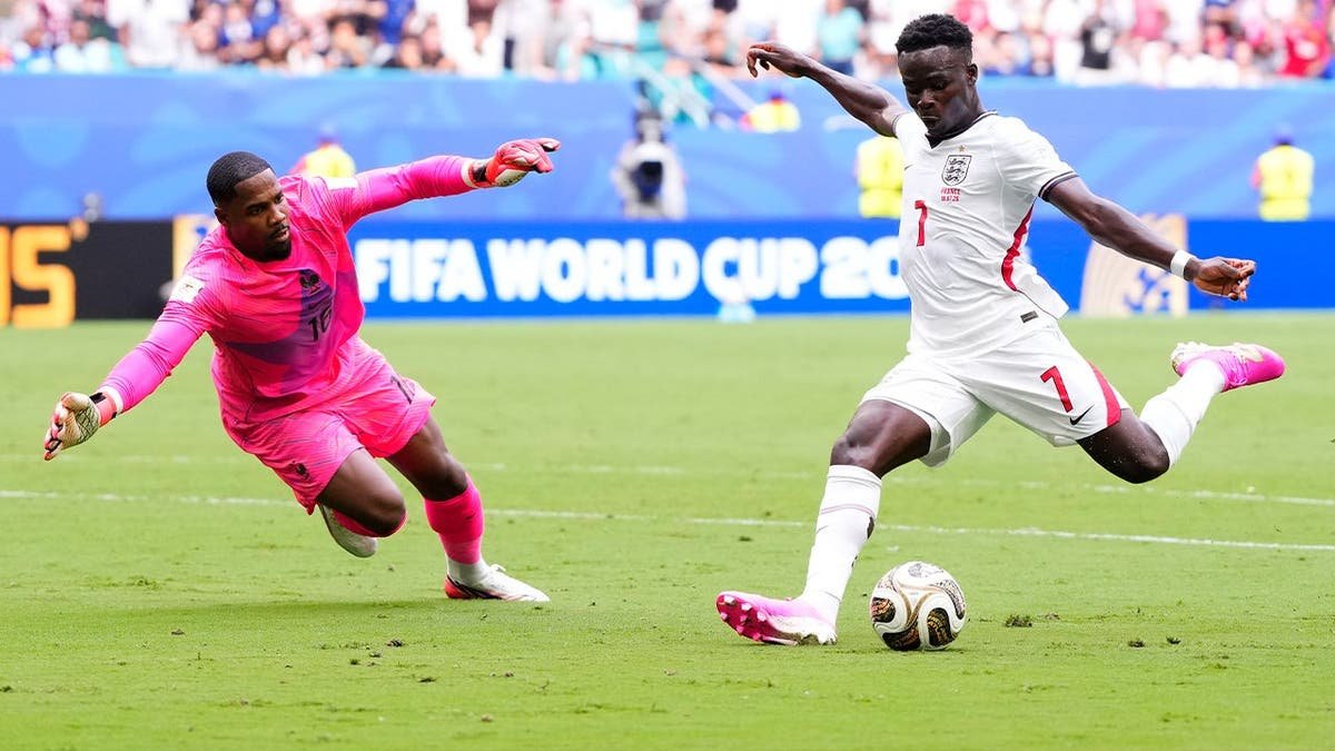 A Inglaterra está em terceiro lugar na França na Copa do Mundo