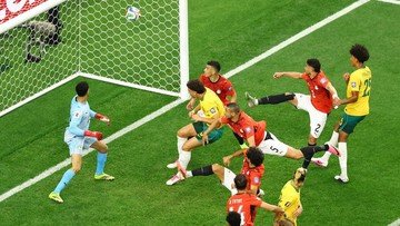 Austrália x Egito 90 minutos 1-1, vai para a prorrogação