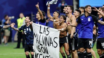 Estrela argentina: As Malvinas são nossas!