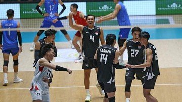 Seleção Nacional Masculina de Voleibol da Indonésia até as finais da Copa SEA V de 2026, chave para o sucesso