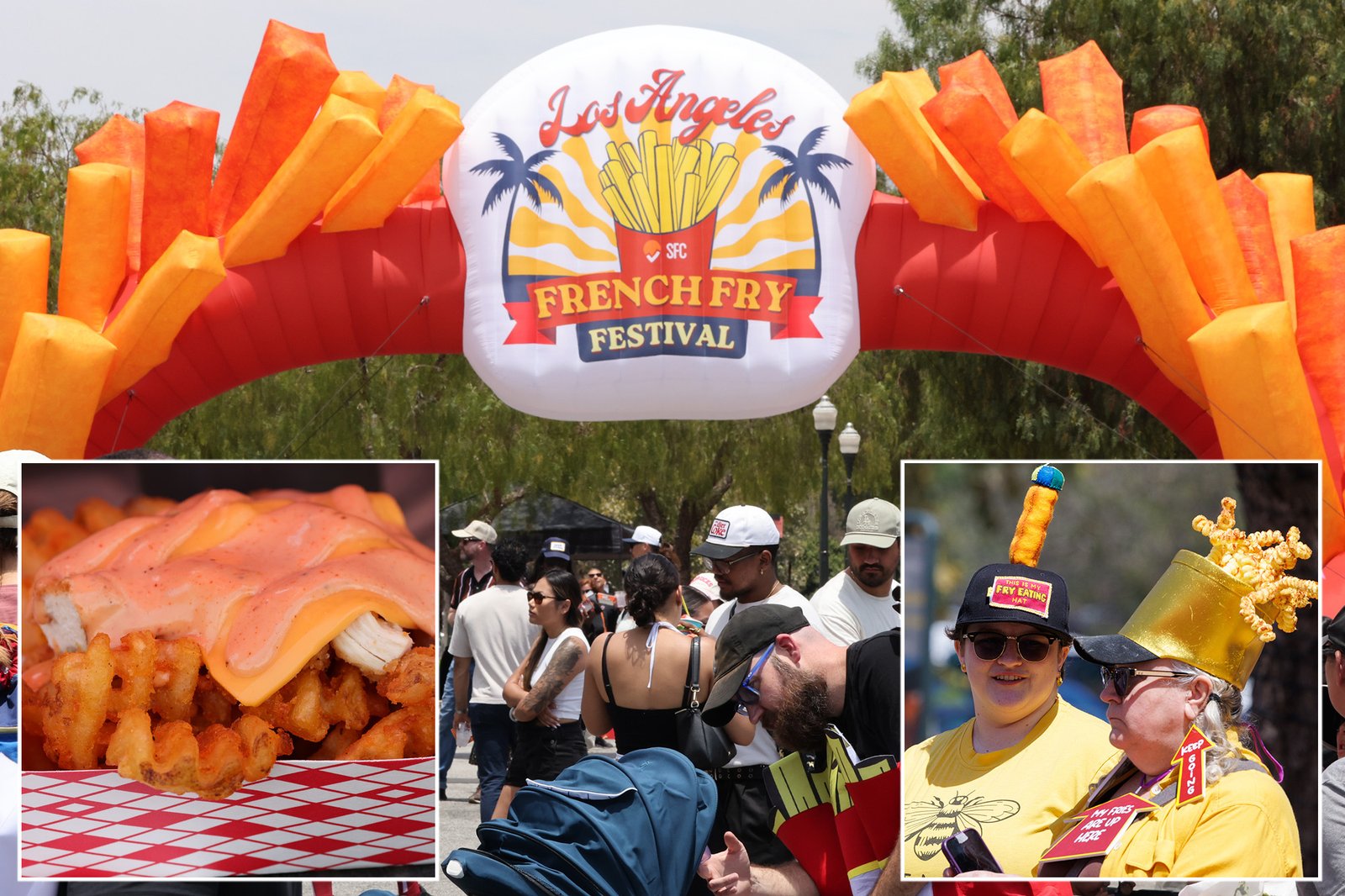 O Los Angeles French Fry Festival coroou as melhores batatas em seu evento inaugural