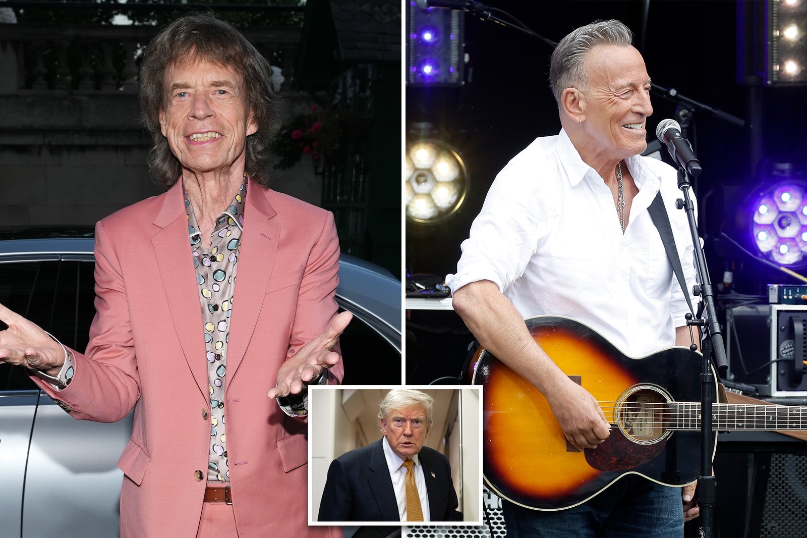 Mick Jagger diz que os fãs não querem sermões políticos após o discurso anti-Trump de Bruce Springsteen