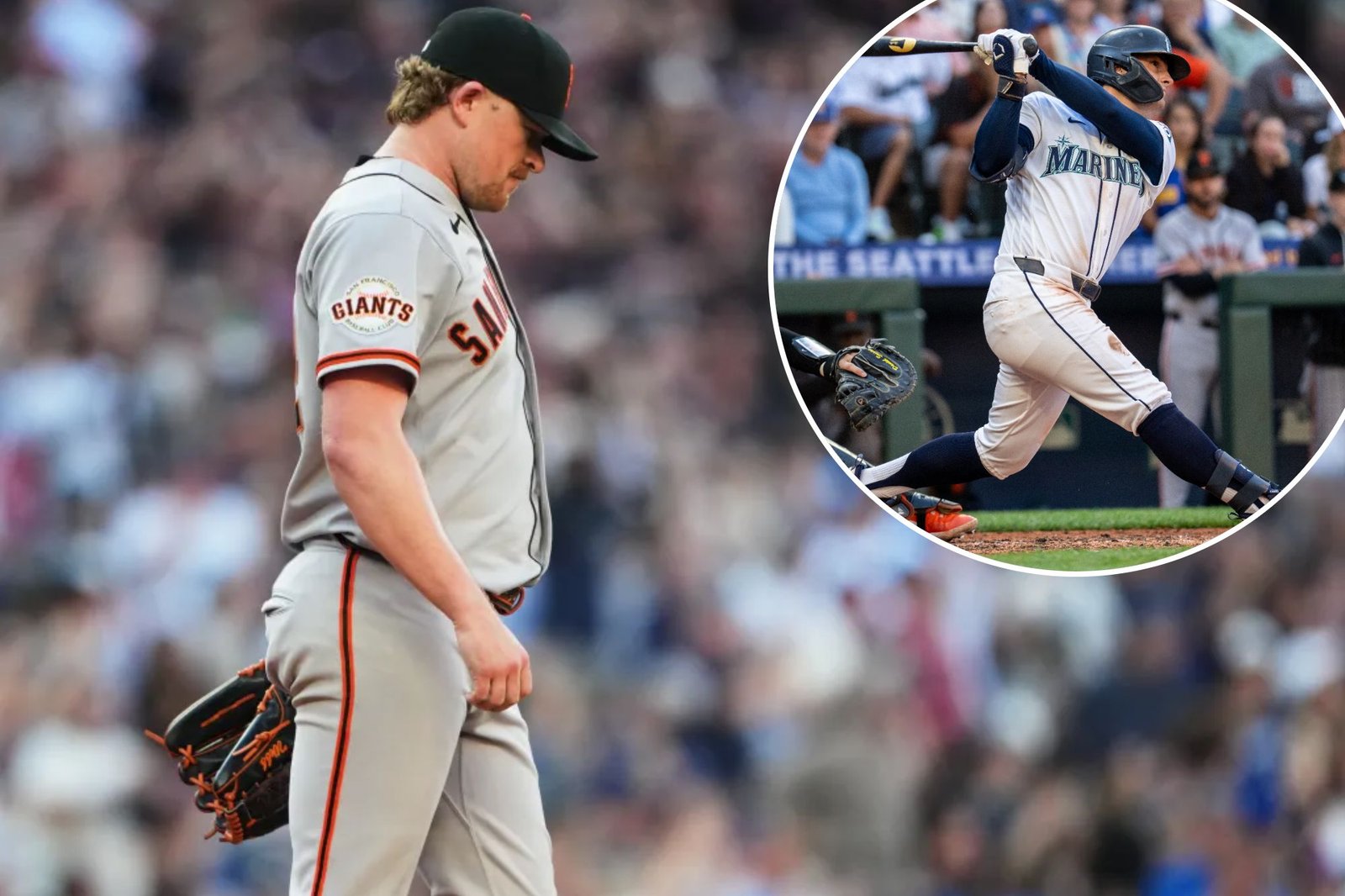 A sequência de três vitórias consecutivas dos Giants foi interrompida por uma derrota para os Mariners