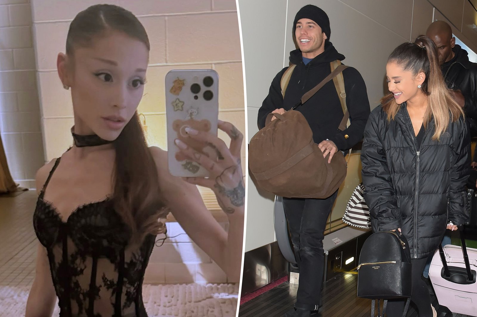 Ariana Grande abraça Ricky Alvarez no Central Park