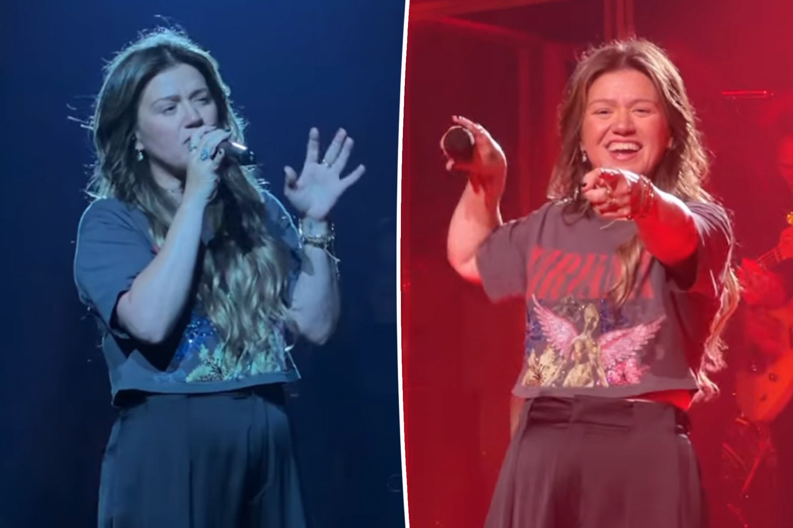 Kelly Clarkson temia ter tomado uma ‘chuva explosiva’ de parasitas no banheiro no meio do show